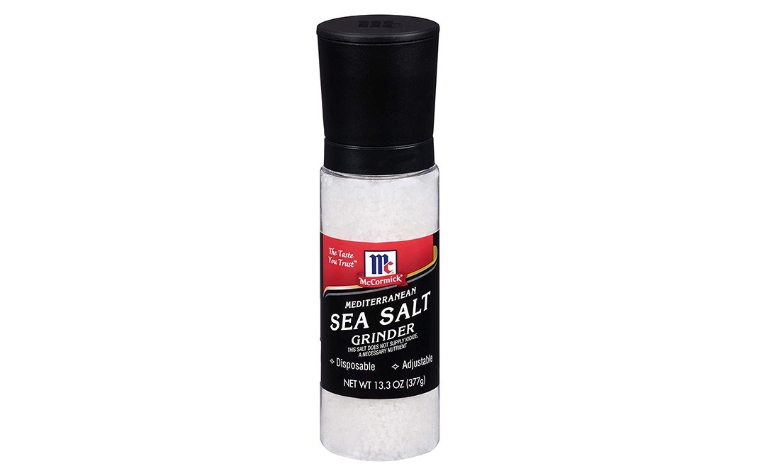 McCormick Mediterranean Sea Salt Grinder   Plastic Bottle  377 grams